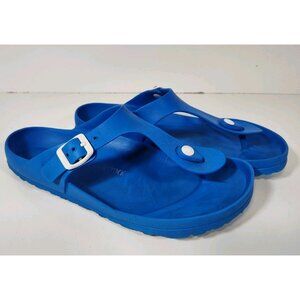 Birkenstock Gizah Eva Flip Flops Sandals EU 40 Mens 7 Women's 9 Scuba Blue Beach